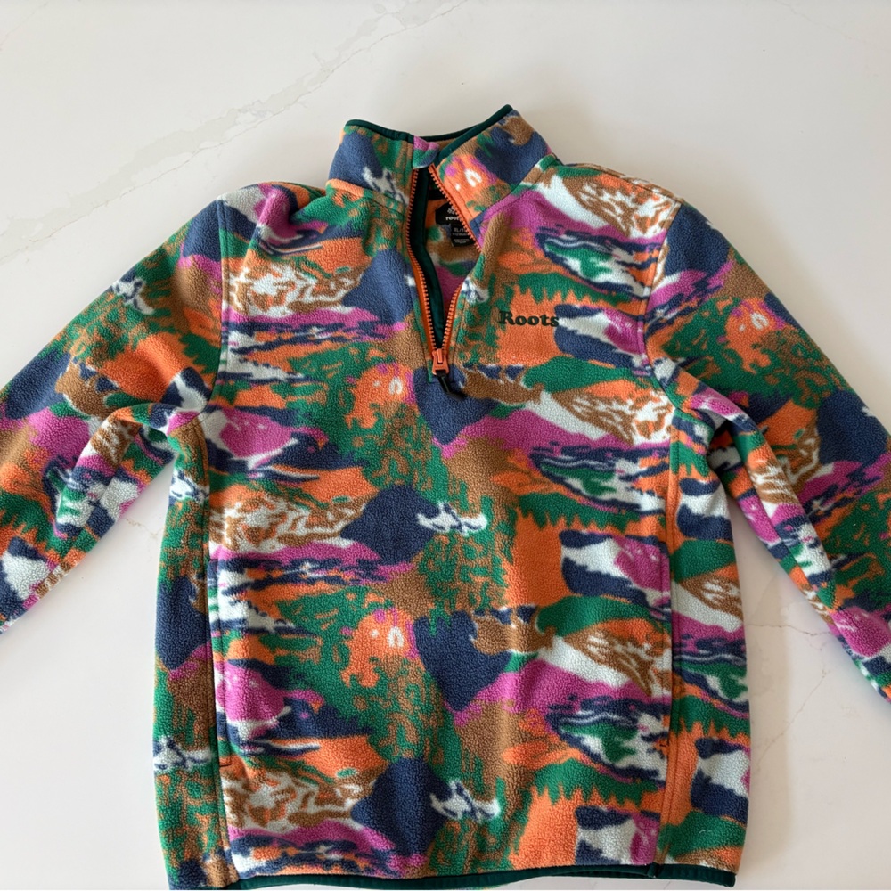 Roots Multicolor Fleece Jacket
